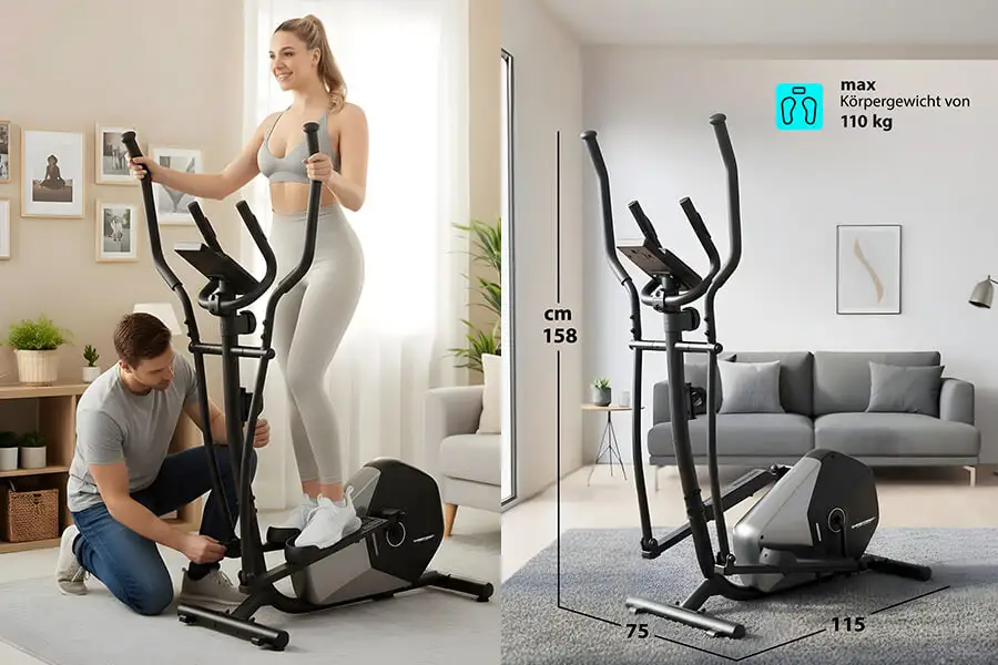 Crosstrainer CT 5: Stabil. Leise. Perfekt für Zuhause.